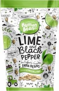 Human Bean Co Lime & Black Pepper Faba Beans G/F 150g