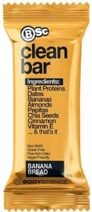 BSc Clean Plant Protein Banana Bread Bars 12x50g