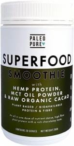 Paleo Pure Superfood Smoothie with Hemp Protein