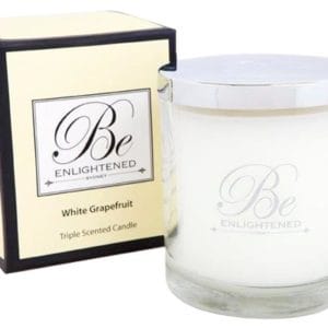 Veggie Meals - Be Enlightened Triple Scented 80hr Candle White Grapefruit