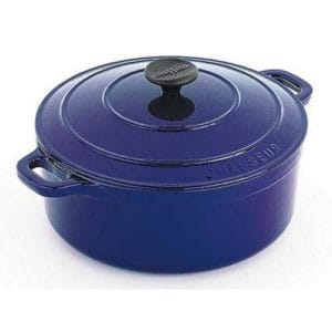 Veggie Meals - Chasseur French Blue Round French Oven 24cm / 3.8 Litre