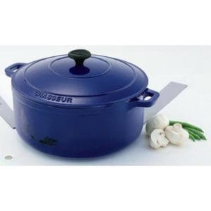 Veggie Meals - Chasseur French Blue Round French Oven 28cm / 6.3 Litre