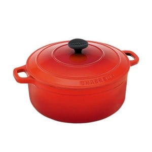 Veggie Meals - Chasseur Inferno Red Round French Oven 26cm / 5.2 Litre