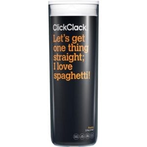 Veggie Meals - Click Clack Pantry Round Spaghetti 2400ml - White