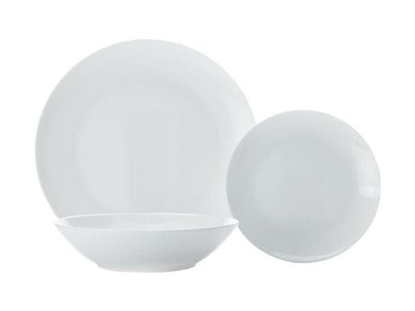 Veggie Meals - Maxwell & Williams Cashmere 18 piece Coupe dinner set (no mugs or cups & saucers)