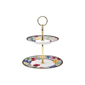 Veggie Meals - Maxwell & Williams Teas & C's Contessa 2 Tiered Cake Stand White Gift Boxed