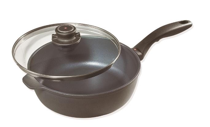 Swiss Diamond 24 X 7 5 Cm Induction Saute Pan With Lid 3 0 Litre   Veggiemeals Kitchenstyles Swiss Diamond 24 X 7.5 Cm Induction Saute Pan With Lid 3.0 Litre 