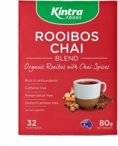 Kintra Foods Organic Rooibos Chai G/F 32Teabags