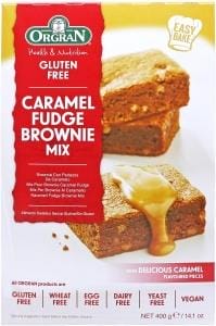 Orgran Caramel Fudge Brownie Mix G/F 400g
