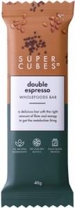 Super Cubes Double Espresso Wholefoods Bar G/F 40g