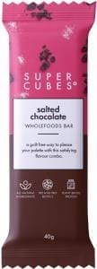Super Cubes Salted Chocolate Wholefoods Bar G/F 40g