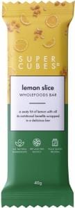 Super Cubes Lemon Slice Wholefoods Bar G/F 40g
