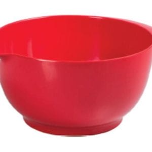 Veggie Meals - Avanti Melamine Mixing Bowl 24cm 3.5 Litre Red