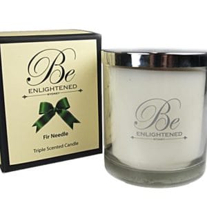 Veggie Meals - Be Enlightened Triple Scented 80hr Candle Fir Needle