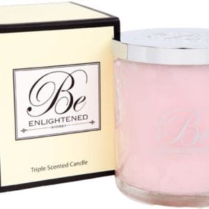 Veggie Meals - Be Enlightened Triple Scented 80hr Candle Pink Roses