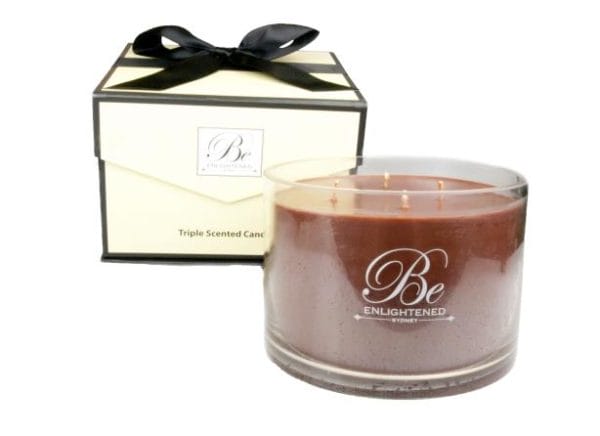 Veggie Meals - Be Enlightened Triple Scented Luxury Candle Cinnamon & Nutmeg