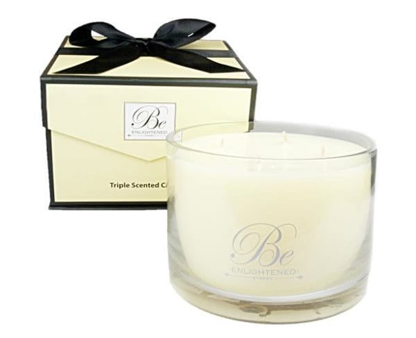 Veggie Meals - Be Enlightened Triple Scented Luxury Candle Frangipani