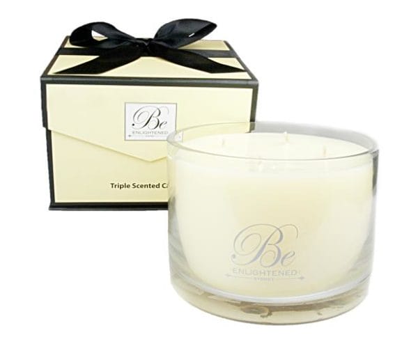 Veggie Meals - Be Enlightened Triple Scented Luxury Candle Lemongrass