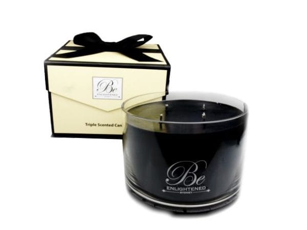 Veggie Meals - Be Enlightened Triple Scented Luxury Candle Oriental Baies