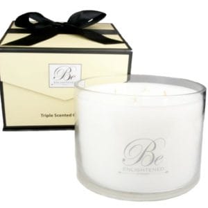 Veggie Meals - Be Enlightened Triple Scented Luxury Candle White Grapefruit