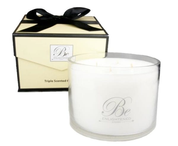 Veggie Meals - Be Enlightened Triple Scented Luxury Candle White Grapefruit