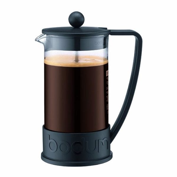 Veggie Meals - Bodum Brazil French Press Coffee Maker 8 Cup 1.0 Litre Black