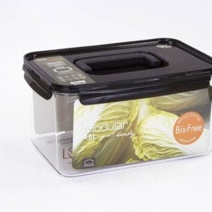 Veggie Meals - Lock & Lock Bisfree Modular Rectangular container 4.8L with Handle