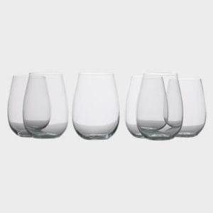 Veggie Meals - MAXWELL AND WILLIAMS Mansion Stemless White Wine 500ML Set of 6