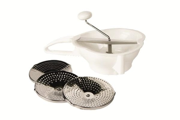 Veggie Meals - Metaltex	Food Mill with 3 S/S Discs