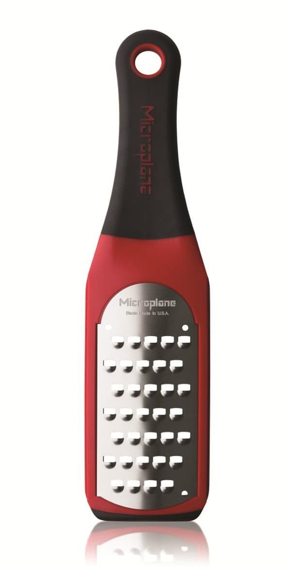 Veggie Meals - Microplane Artisan Series Extra Coarse Grater  Red