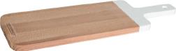 Veggie Meals - Peer Sorensen Acacia Beech wood serving board with slot handle Colour: White 48.3 x 16 x 1.5cm