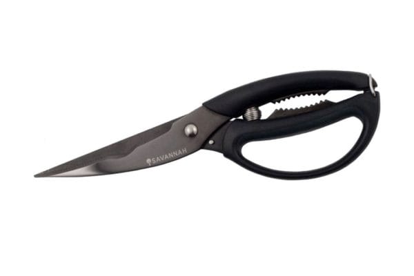 Veggie Meals - Savannah Black Titanium Poultry Shears