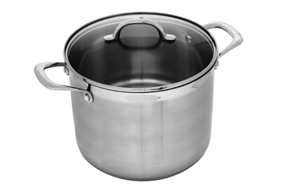 Veggie Meals - Swiss Diamond Premium Steel 24cm x 17cm 7.5l Stock Pot with lid