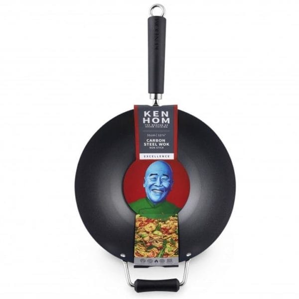 Veggie Meals - Ken Hom Non-Stick Carbon Steel Wok 31cm