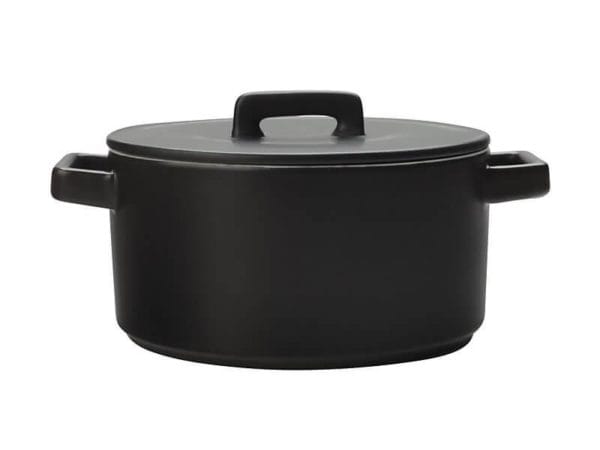 Veggie Meals - Maxwell & Williams Round Casserole 2.6l Black Gift Boxed