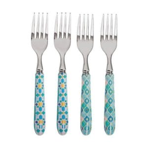 Veggie Meals - Maxwell & Williams Teas & C's Kasbah Cake Fork Set of 4 Mint Gift Boxed