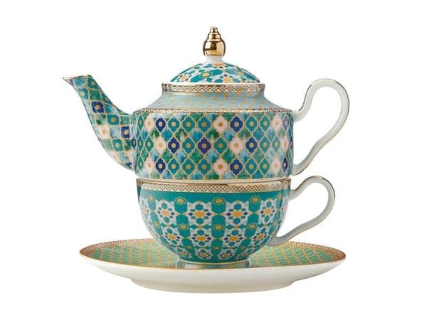 Veggie Meals - Maxwell & Williams Teas & C's Kasbah Tea For 1 with Infuser 380ML Mint Gift Boxed