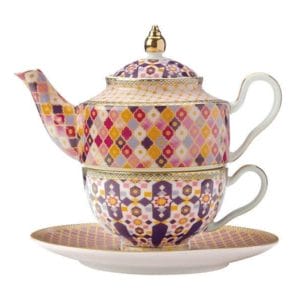 Veggie Meals - Maxwell & Williams Teas & C's Kasbah Tea For 1 with Infuser 380ML Rose Gift Boxed