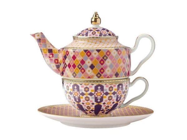 Veggie Meals - Maxwell & Williams Teas & C's Kasbah Tea For 1 with Infuser 380ML Rose Gift Boxed