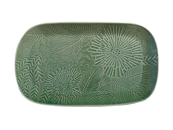 Veggie Meals - Panama Oblong Platter 39x23cm Kiwi Gift Boxed