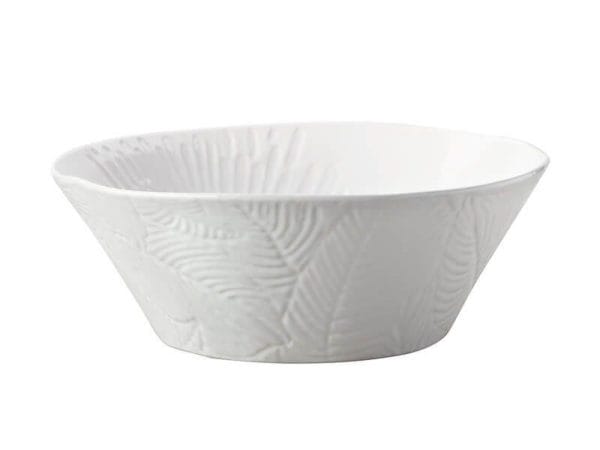 Veggie Meals - Panama Round Serving Bowl 25cm White Gift Boxed