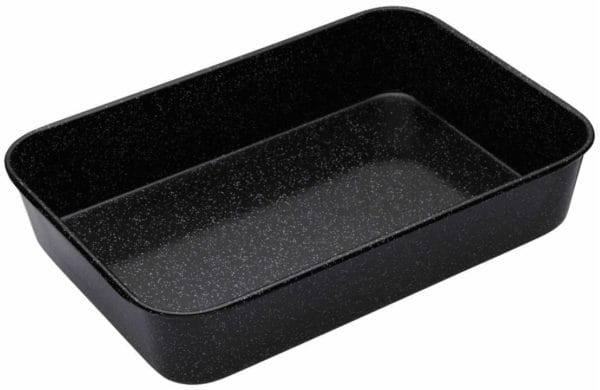 Veggie Meals - Mastercraft Professional Vitreous Enamel Roasting Pan 35 x 25 x 6cm