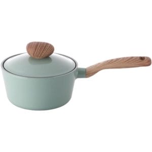 Veggie Meals - Neoflam Retro 18cm Sauce Pan 1.8L Green Demer Induction with Die-Casted Lid