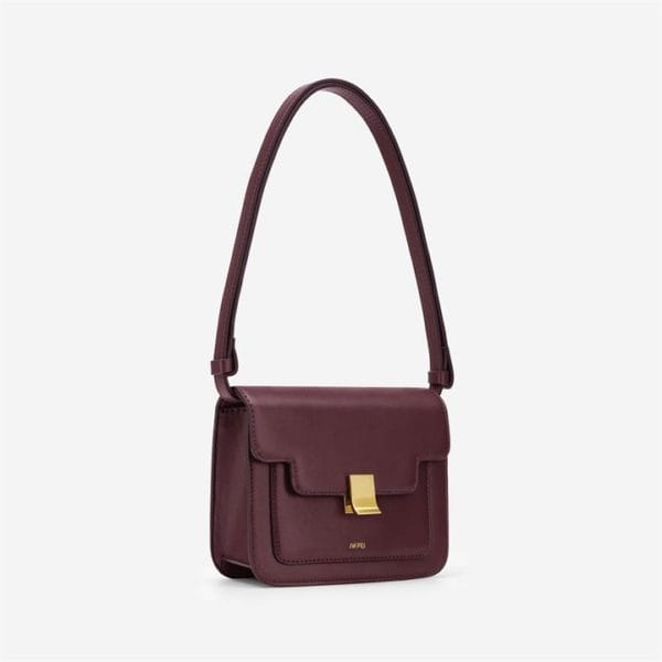 Veggie Meals - Kelly Bag - Burgundy - Fashion Women Vegan Bag