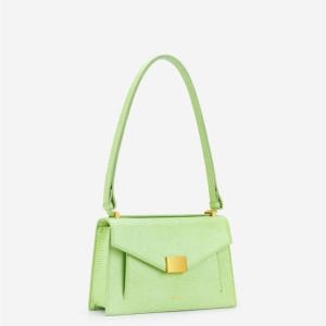 Veggie Meals - Lilian Bag - Lime Green Lizard - Fashion Women Vegan Bag