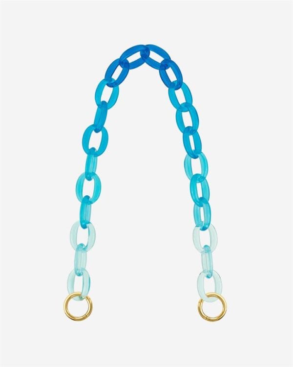 Veggie Meals - Mya Gradient Acrylic Chain Strap - Blue