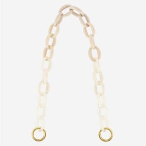 Veggie Meals - Mya Gradient Acrylic Chain Strap - Ivory