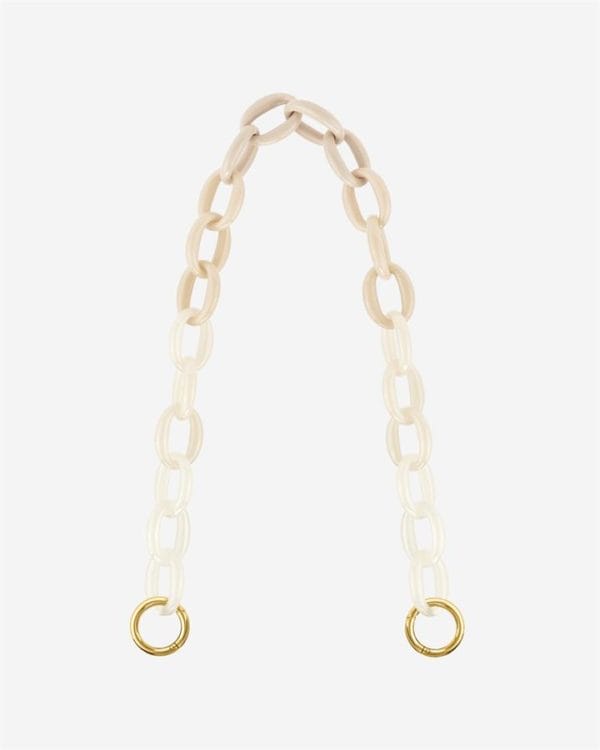 Veggie Meals - Mya Gradient Acrylic Chain Strap - Ivory