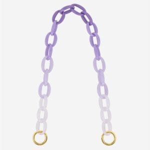 Veggie Meals - Mya Gradient Acrylic Chain Strap - Purple