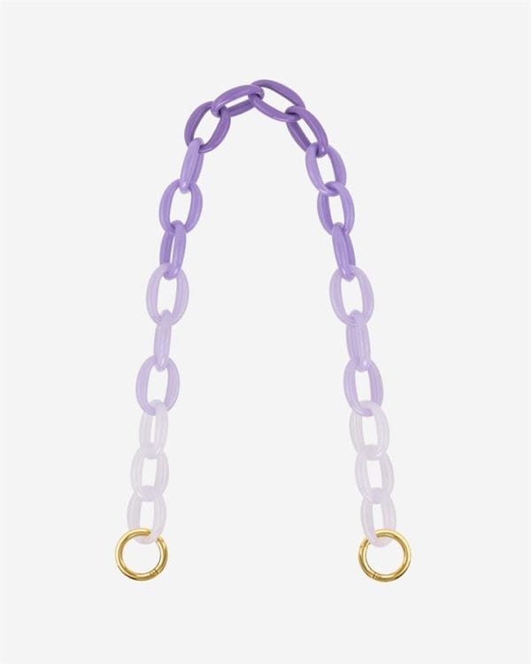 Veggie Meals - Mya Gradient Acrylic Chain Strap - Purple